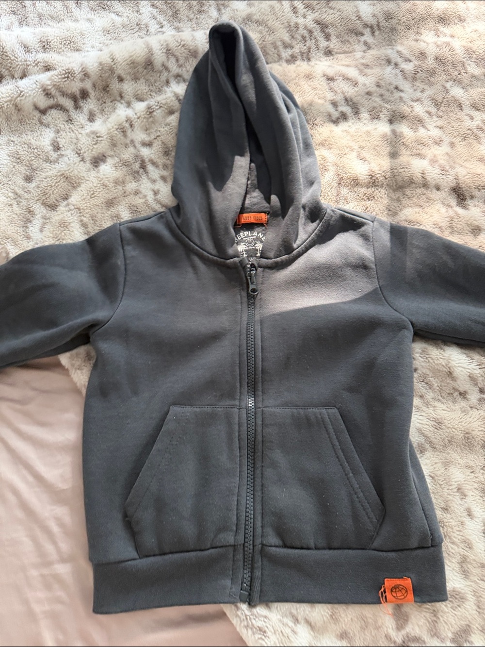 Children's Charcoal Zip Hoodie — Unbranded - Picture 1 of 4